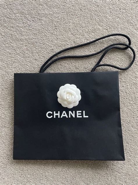 chanel print bag|chanel paper bag original.